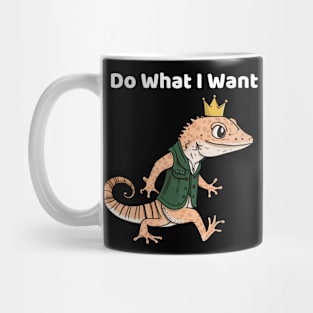 Gecko With Cown Mug